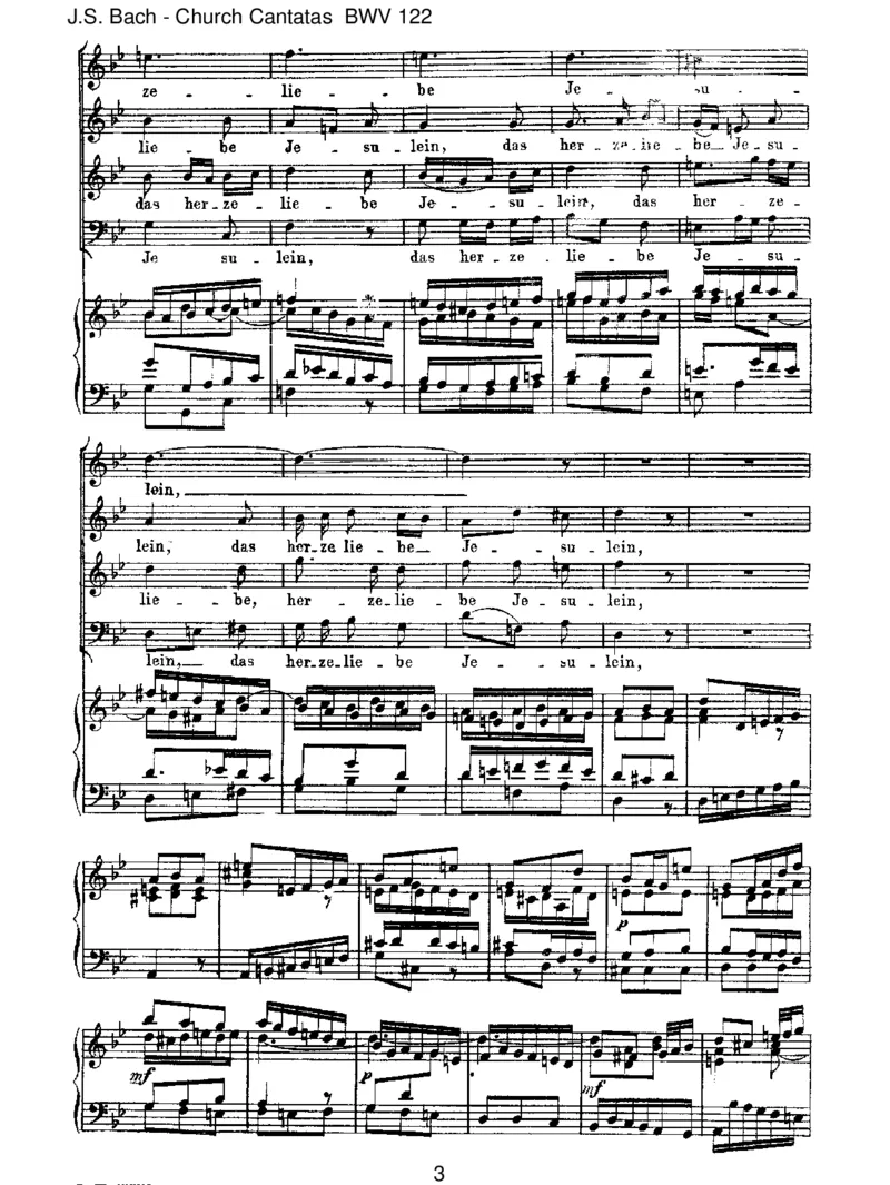 BWV122DasneugeborneKindelein_一万首著名钢琴曲谱哈农贝多芬合集视频教学电子版高清无水印可打印_1古典钢琴知名音乐家谱_巴赫钢琴谱全集_J.S巴赫作品全集_JohannSebastianBach(1685-1750)巴赫