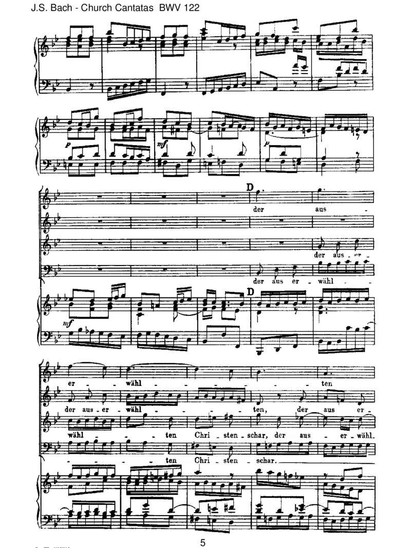 BWV122DasneugeborneKindelein_一万首著名钢琴曲谱哈农贝多芬合集视频教学电子版高清无水印可打印_1古典钢琴知名音乐家谱_巴赫钢琴谱全集_J.S巴赫作品全集_JohannSebastianBach(1685-1750)巴赫