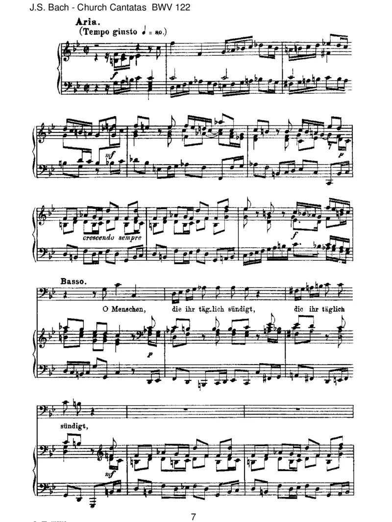 BWV122DasneugeborneKindelein_一万首著名钢琴曲谱哈农贝多芬合集视频教学电子版高清无水印可打印_1古典钢琴知名音乐家谱_巴赫钢琴谱全集_J.S巴赫作品全集_JohannSebastianBach(1685-1750)巴赫