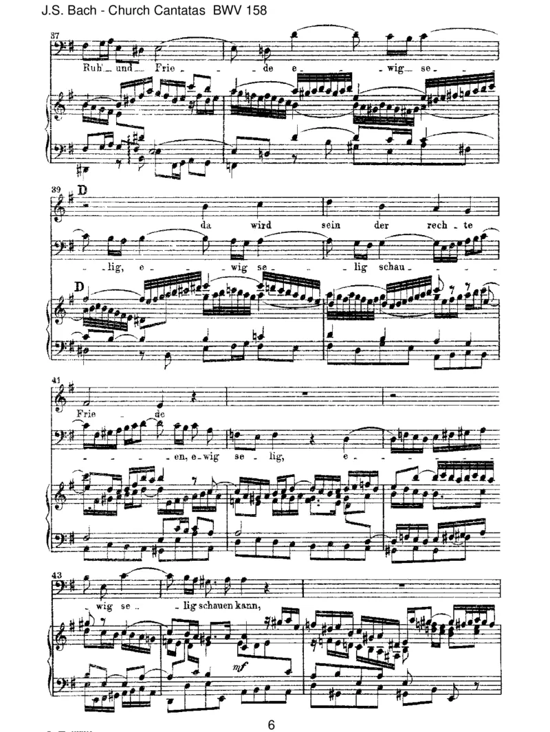 BWV158DerFriedeseimitdir_一万首著名钢琴曲谱哈农贝多芬合集视频教学电子版高清无水印可打印_1古典钢琴知名音乐家谱_巴赫钢琴谱全集_J.S巴赫作品全集_JohannSebastianBach(1685-1750)巴赫