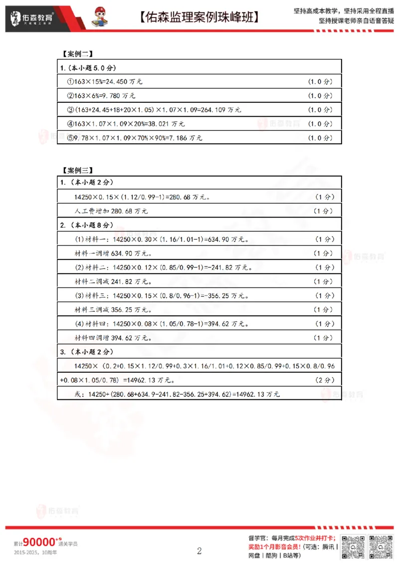 2月24日佑森监理案例珠峰班VIP作业答案_监理工程师_2025监理工程师_2025年监理工程师SVIP_2025年监理土建案例SVIP_02-基础精讲✿高端面授✿深度强化
