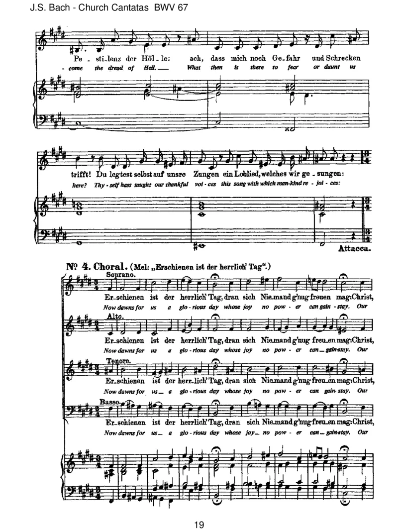 BWV67HaltimGed_chtnisJesumChrist_一万首著名钢琴曲谱哈农贝多芬合集视频教学电子版高清无水印可打印_1古典钢琴知名音乐家谱_巴赫钢琴谱全集_J.S巴赫作品全集