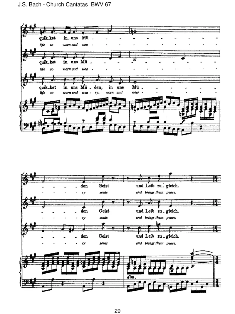 BWV67HaltimGed_chtnisJesumChrist_一万首著名钢琴曲谱哈农贝多芬合集视频教学电子版高清无水印可打印_1古典钢琴知名音乐家谱_巴赫钢琴谱全集_J.S巴赫作品全集