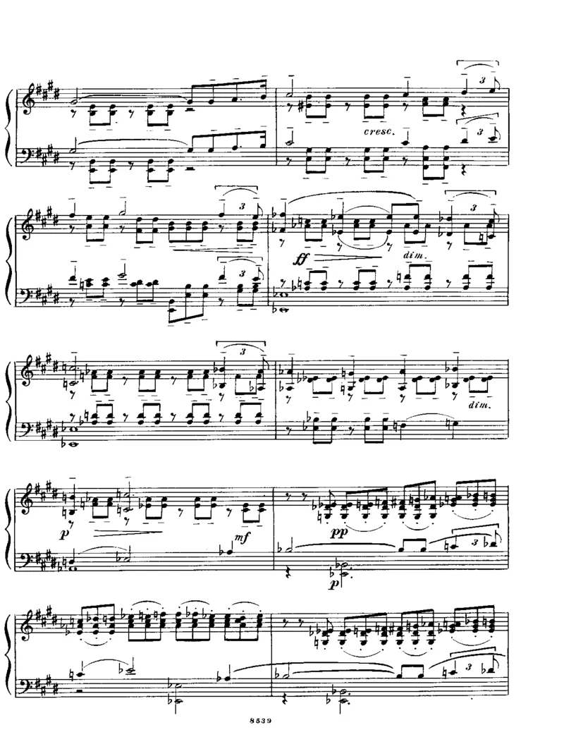 5FantasyPieces,Op3_NoRestriction_一万首著名钢琴曲谱哈农贝多芬合集视频教学电子版高清无水印可打印_1古典钢琴知名音乐家谱_拉赫玛尼诺夫钢琴谱全集