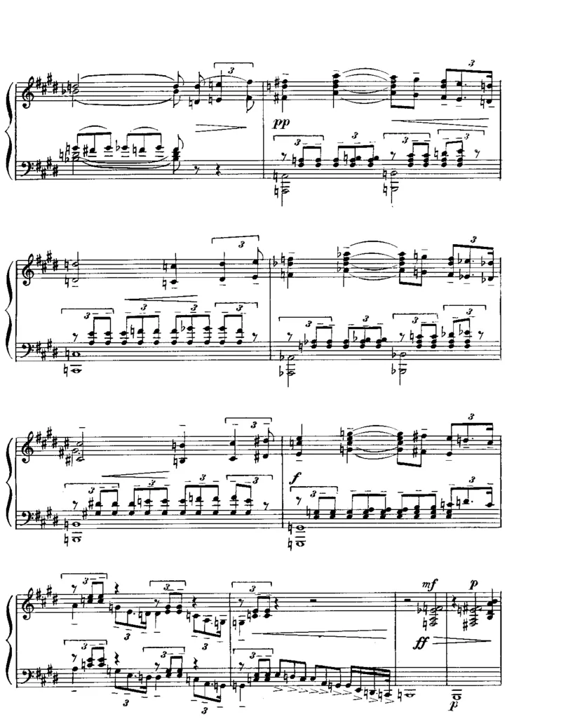 5FantasyPieces,Op3_NoRestriction_一万首著名钢琴曲谱哈农贝多芬合集视频教学电子版高清无水印可打印_1古典钢琴知名音乐家谱_拉赫玛尼诺夫钢琴谱全集