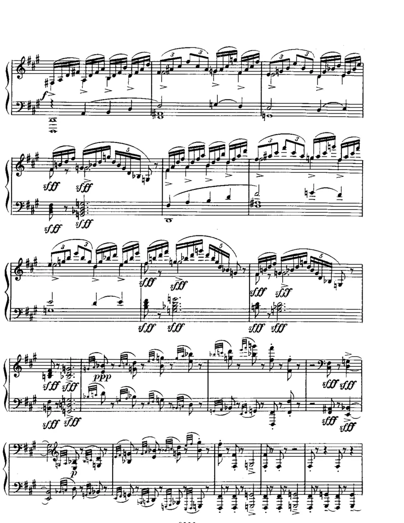 5FantasyPieces,Op3_NoRestriction_一万首著名钢琴曲谱哈农贝多芬合集视频教学电子版高清无水印可打印_1古典钢琴知名音乐家谱_拉赫玛尼诺夫钢琴谱全集