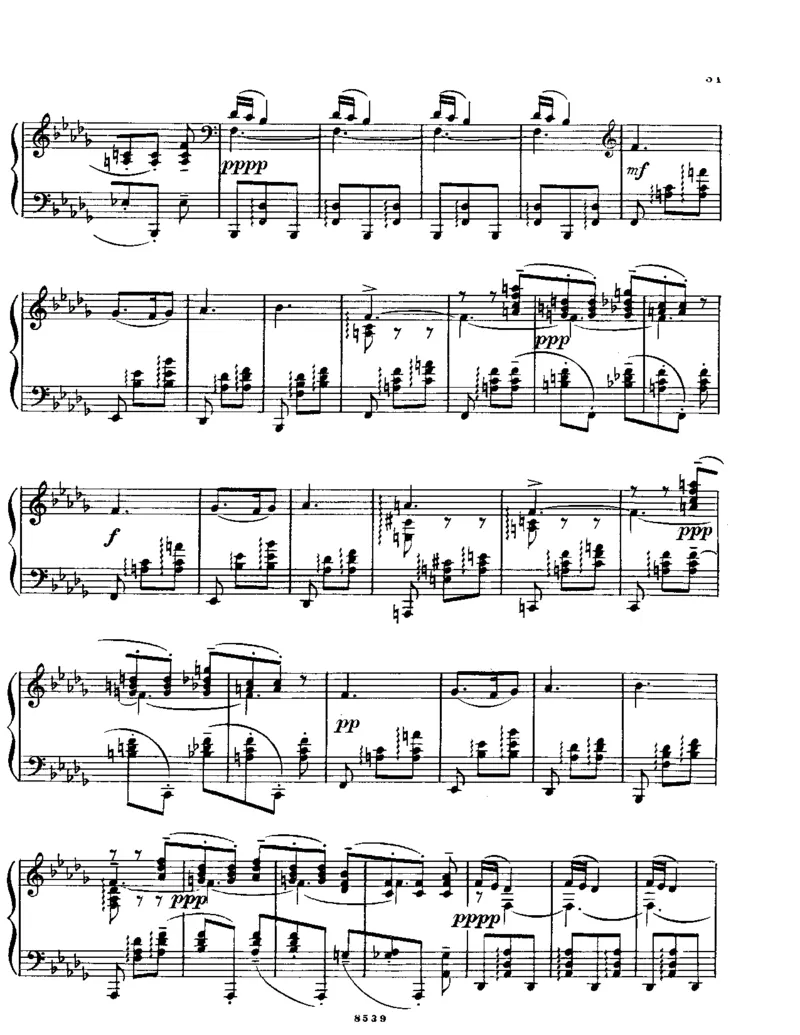 5FantasyPieces,Op3_NoRestriction_一万首著名钢琴曲谱哈农贝多芬合集视频教学电子版高清无水印可打印_1古典钢琴知名音乐家谱_拉赫玛尼诺夫钢琴谱全集