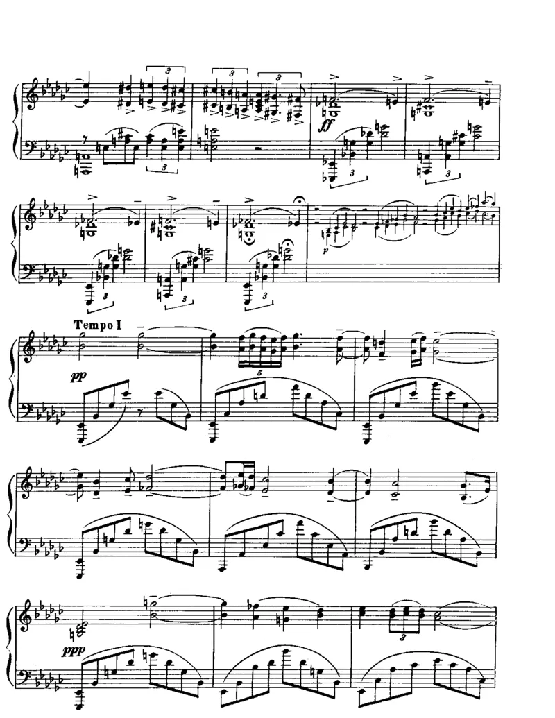 5FantasyPieces,Op3_NoRestriction_一万首著名钢琴曲谱哈农贝多芬合集视频教学电子版高清无水印可打印_1古典钢琴知名音乐家谱_拉赫玛尼诺夫钢琴谱全集