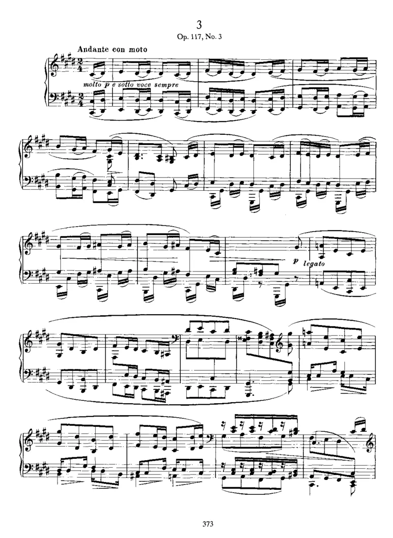 3Intermezzos,Op117_一万首著名钢琴曲谱哈农贝多芬合集视频教学电子版高清无水印可打印_1古典钢琴知名音乐家谱_勃拉姆斯钢琴谱全集_钢琴小品与间奏曲