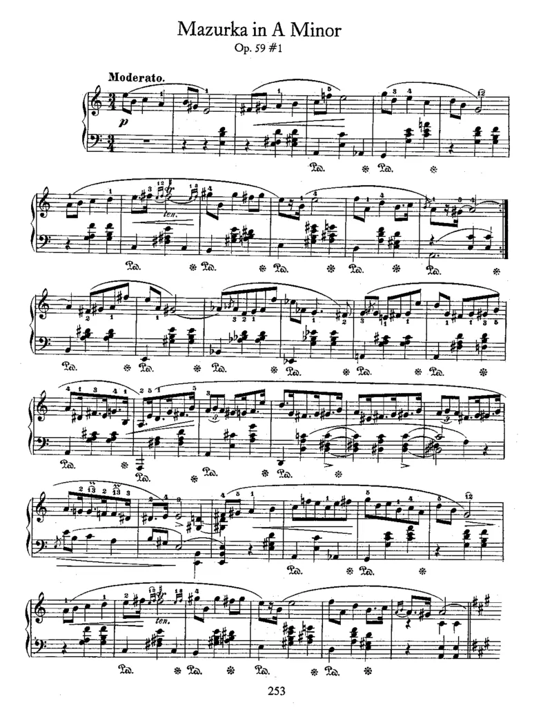 3Mazurkas,Op59_一万首著名钢琴曲谱哈农贝多芬合集视频教学电子版高清无水印可打印_1古典钢琴知名音乐家谱_肖邦钢琴谱全集_马祖卡