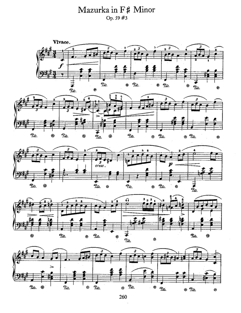 3Mazurkas,Op59_一万首著名钢琴曲谱哈农贝多芬合集视频教学电子版高清无水印可打印_1古典钢琴知名音乐家谱_肖邦钢琴谱全集_马祖卡