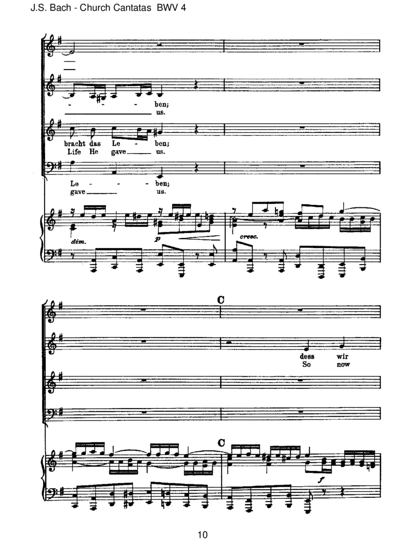 BWV4ChristlaginTodesBanden_一万首著名钢琴曲谱哈农贝多芬合集视频教学电子版高清无水印可打印_1古典钢琴知名音乐家谱_巴赫钢琴谱全集_J.S巴赫作品全集_JohannSebastianBach(1685-1750)巴赫