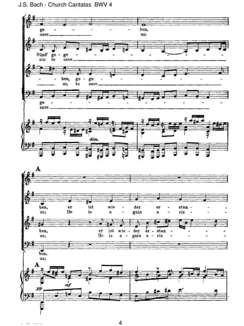 BWV4ChristlaginTodesBanden_一万首著名钢琴曲谱哈农贝多芬合集视频教学电子版高清无水印可打印_1古典钢琴知名音乐家谱_巴赫钢琴谱全集_J.S巴赫作品全集_JohannSebastianBach(1685-1750)巴赫