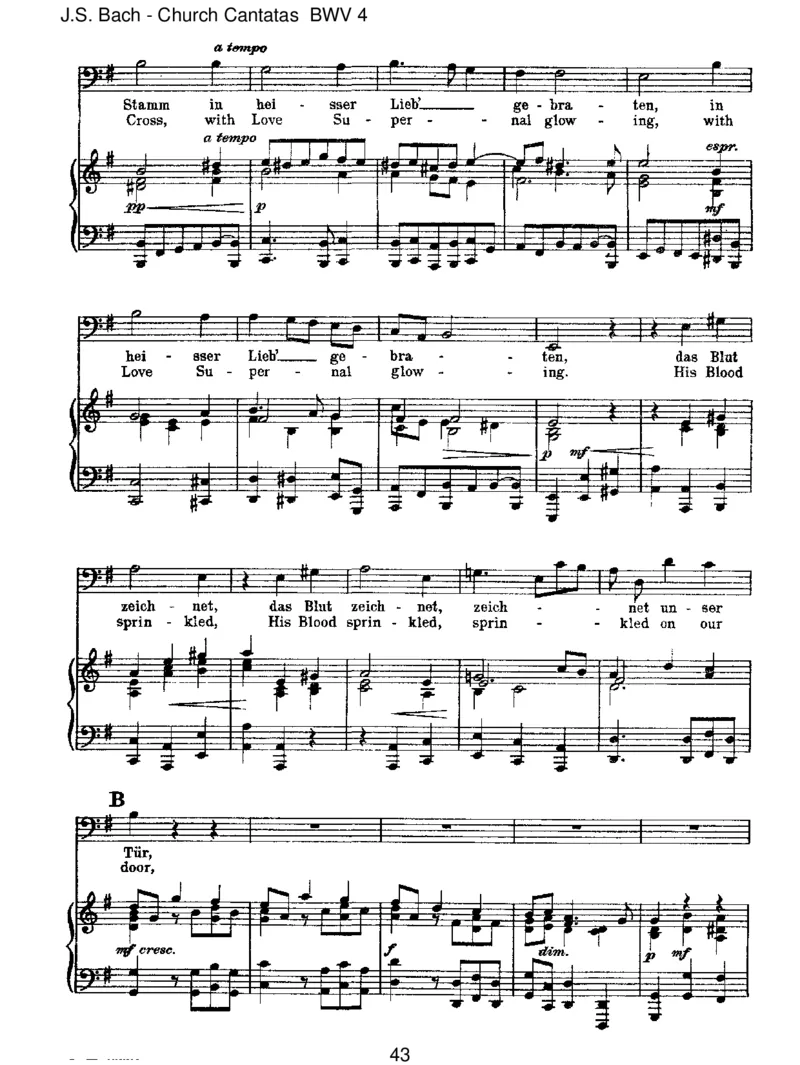 BWV4ChristlaginTodesBanden_一万首著名钢琴曲谱哈农贝多芬合集视频教学电子版高清无水印可打印_1古典钢琴知名音乐家谱_巴赫钢琴谱全集_J.S巴赫作品全集_JohannSebastianBach(1685-1750)巴赫