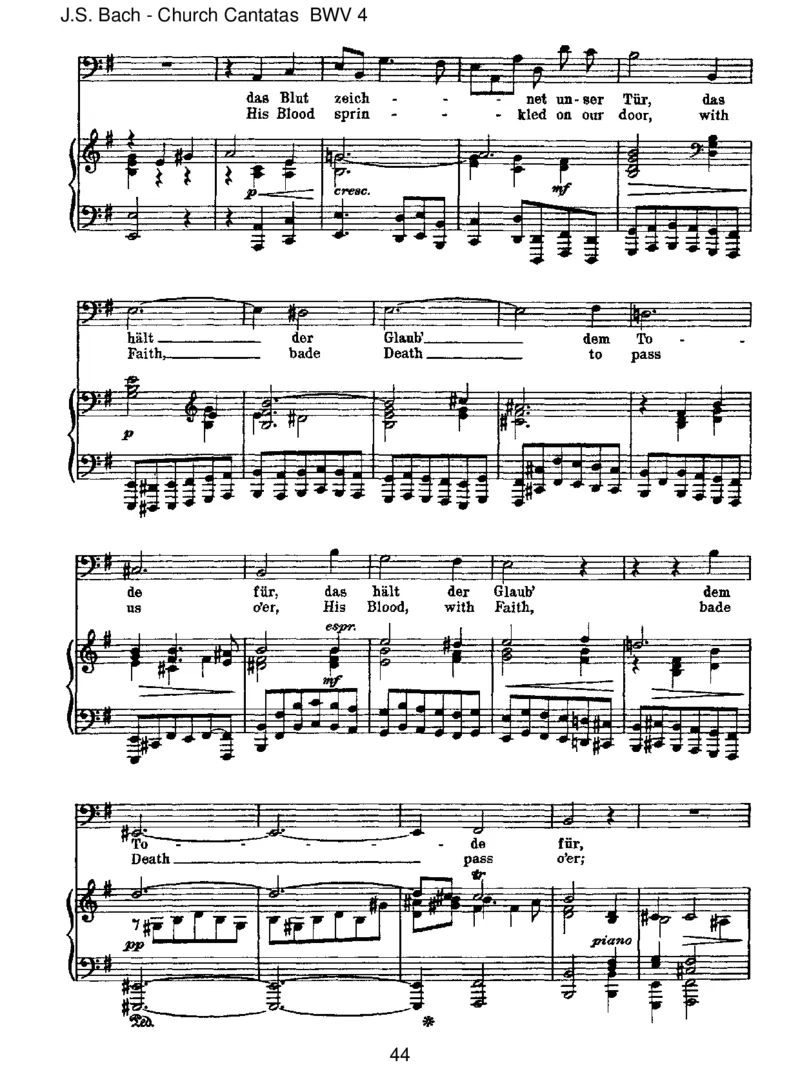 BWV4ChristlaginTodesBanden_一万首著名钢琴曲谱哈农贝多芬合集视频教学电子版高清无水印可打印_1古典钢琴知名音乐家谱_巴赫钢琴谱全集_J.S巴赫作品全集_JohannSebastianBach(1685-1750)巴赫