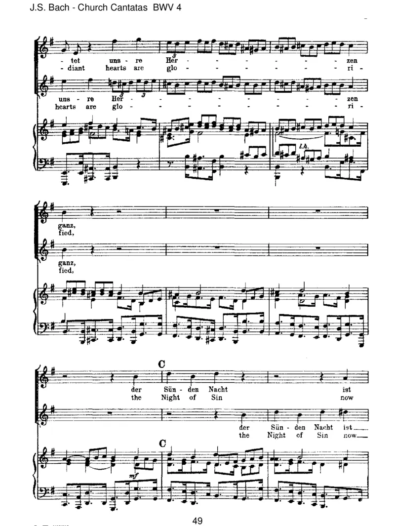 BWV4ChristlaginTodesBanden_一万首著名钢琴曲谱哈农贝多芬合集视频教学电子版高清无水印可打印_1古典钢琴知名音乐家谱_巴赫钢琴谱全集_J.S巴赫作品全集_JohannSebastianBach(1685-1750)巴赫