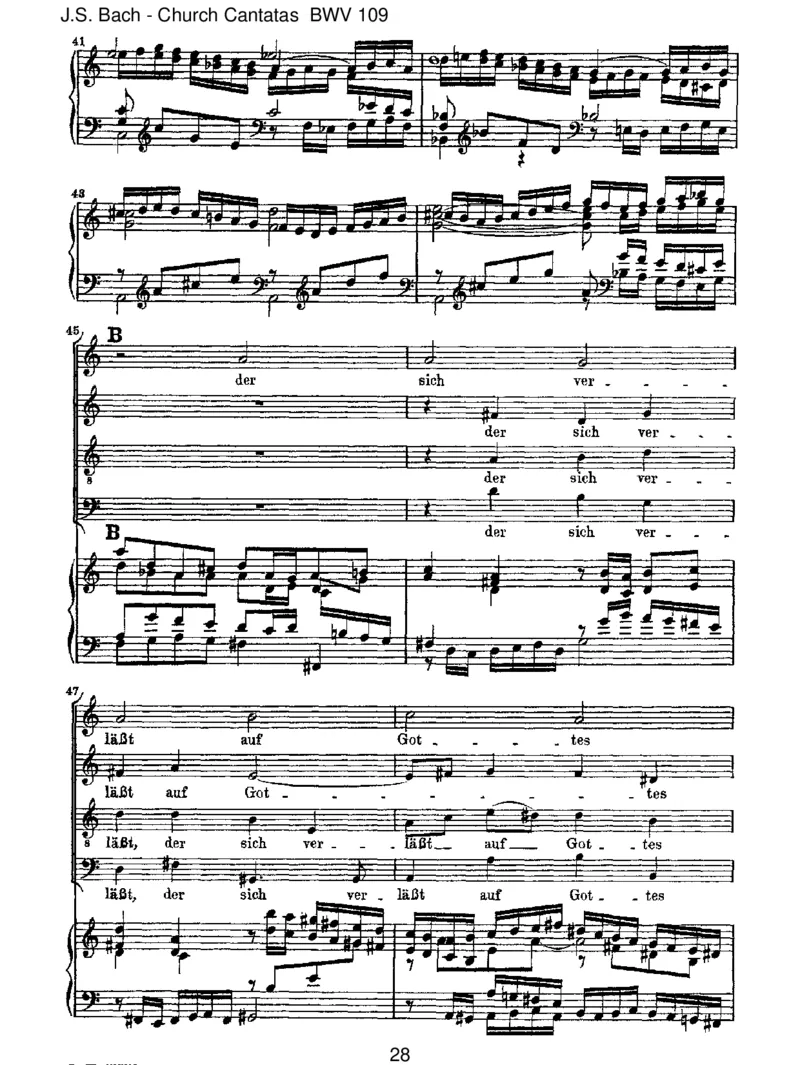 BWV109Ichglaube,lieberHerr,hilfmeinemUnglauben_一万首著名钢琴曲谱哈农贝多芬合集视频教学电子版高清无水印可打印_1古典钢琴知名音乐家谱_巴赫钢琴谱全集_J.S巴赫作品全集