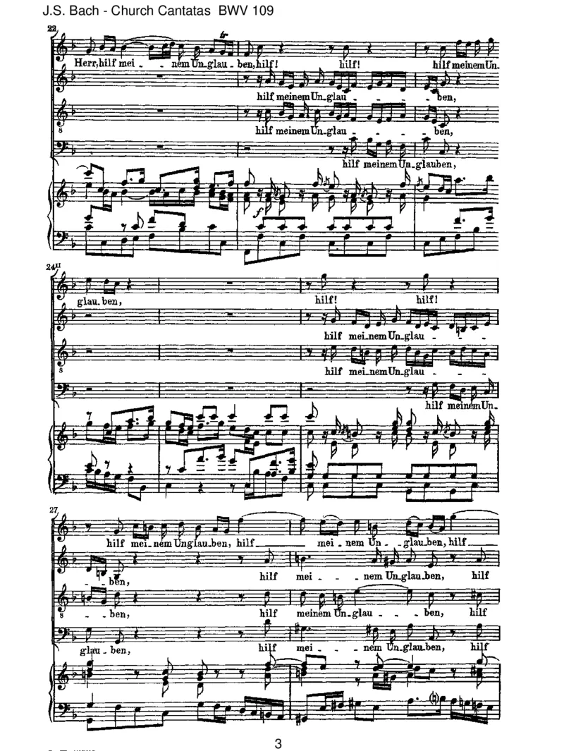 BWV109Ichglaube,lieberHerr,hilfmeinemUnglauben_一万首著名钢琴曲谱哈农贝多芬合集视频教学电子版高清无水印可打印_1古典钢琴知名音乐家谱_巴赫钢琴谱全集_J.S巴赫作品全集