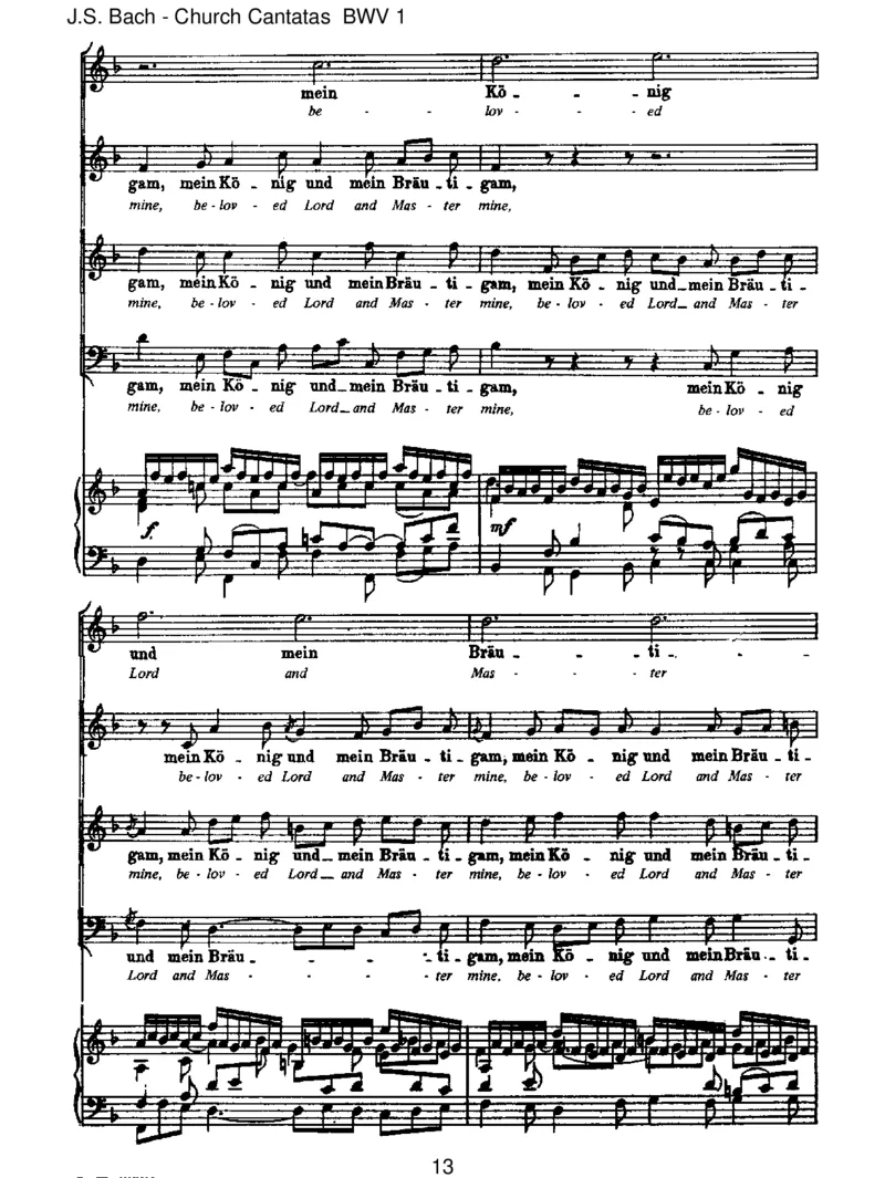 BWV1Wiesch_nleuchtetderMorgenstern_一万首著名钢琴曲谱哈农贝多芬合集视频教学电子版高清无水印可打印_1古典钢琴知名音乐家谱_巴赫钢琴谱全集_J.S巴赫作品全集