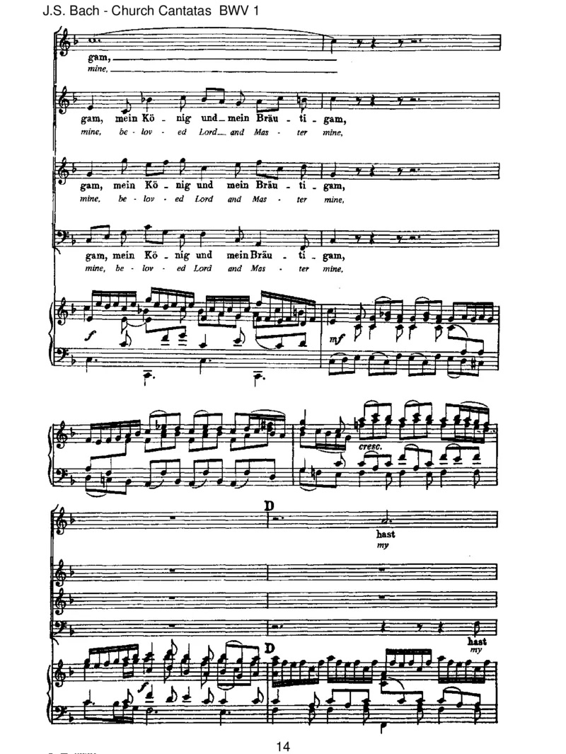 BWV1Wiesch_nleuchtetderMorgenstern_一万首著名钢琴曲谱哈农贝多芬合集视频教学电子版高清无水印可打印_1古典钢琴知名音乐家谱_巴赫钢琴谱全集_J.S巴赫作品全集