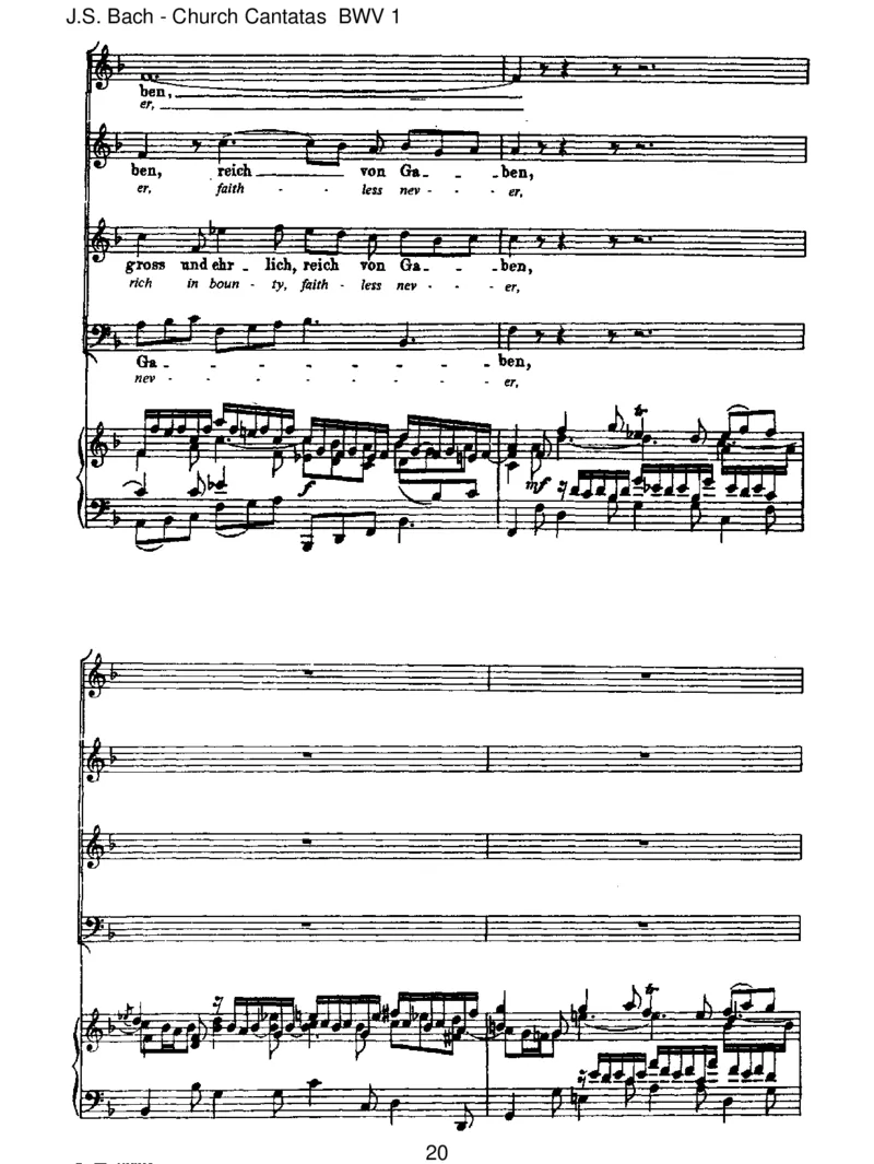BWV1Wiesch_nleuchtetderMorgenstern_一万首著名钢琴曲谱哈农贝多芬合集视频教学电子版高清无水印可打印_1古典钢琴知名音乐家谱_巴赫钢琴谱全集_J.S巴赫作品全集