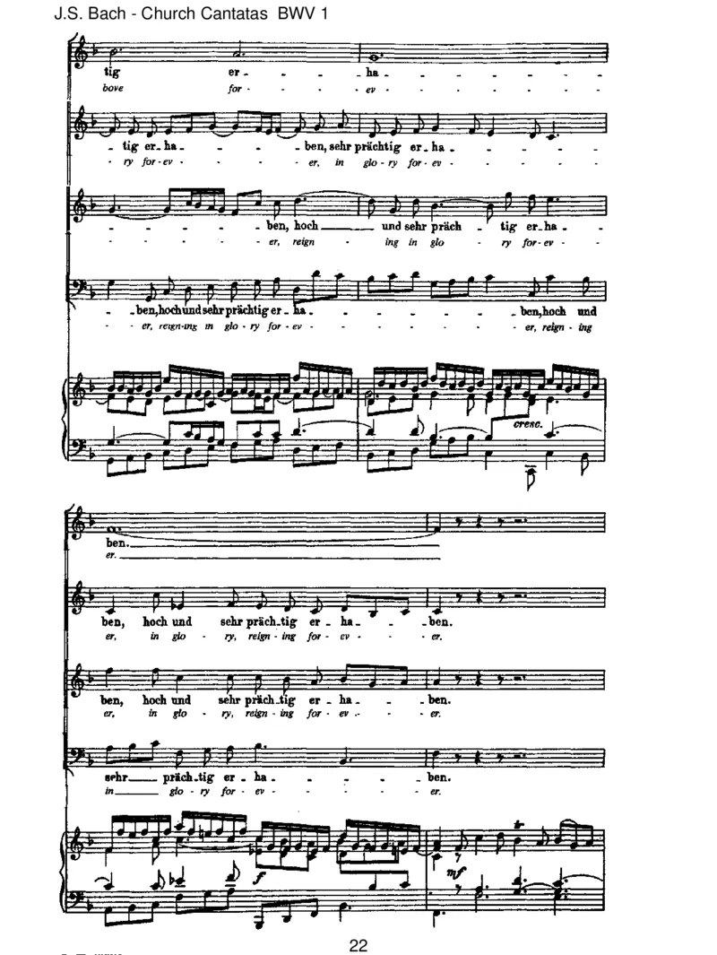 BWV1Wiesch_nleuchtetderMorgenstern_一万首著名钢琴曲谱哈农贝多芬合集视频教学电子版高清无水印可打印_1古典钢琴知名音乐家谱_巴赫钢琴谱全集_J.S巴赫作品全集