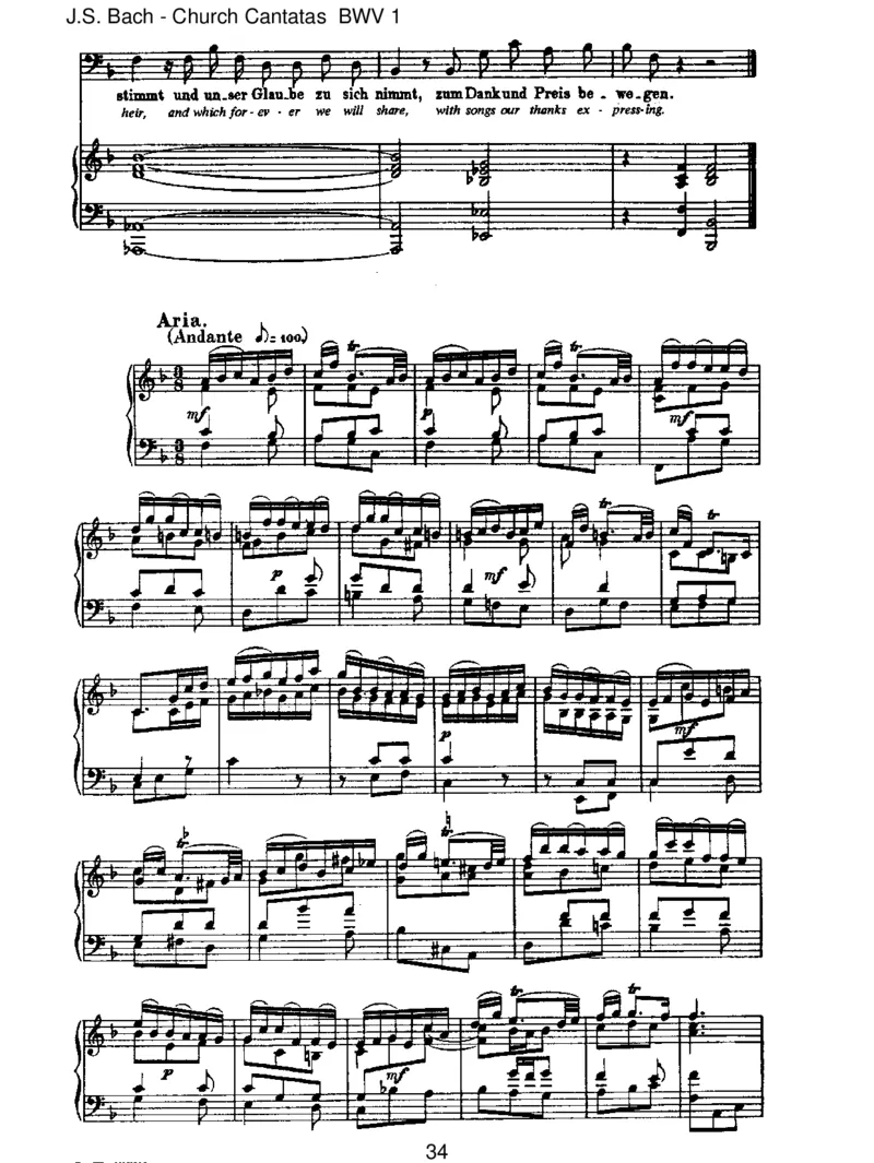 BWV1Wiesch_nleuchtetderMorgenstern_一万首著名钢琴曲谱哈农贝多芬合集视频教学电子版高清无水印可打印_1古典钢琴知名音乐家谱_巴赫钢琴谱全集_J.S巴赫作品全集