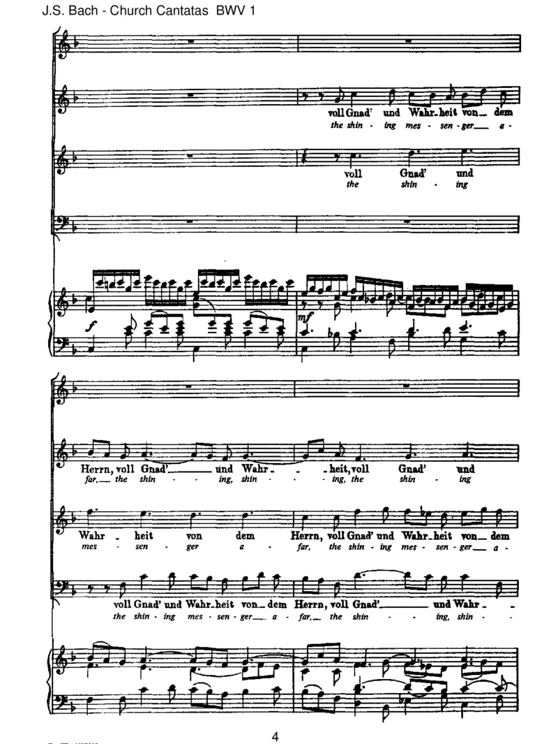BWV1Wiesch_nleuchtetderMorgenstern_一万首著名钢琴曲谱哈农贝多芬合集视频教学电子版高清无水印可打印_1古典钢琴知名音乐家谱_巴赫钢琴谱全集_J.S巴赫作品全集