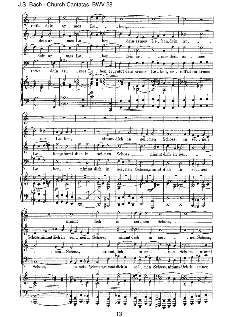 BWV28Gottlob!nungehtdasJahrzuEnde_一万首著名钢琴曲谱哈农贝多芬合集视频教学电子版高清无水印可打印_1古典钢琴知名音乐家谱_巴赫钢琴谱全集_J.S巴赫作品全集