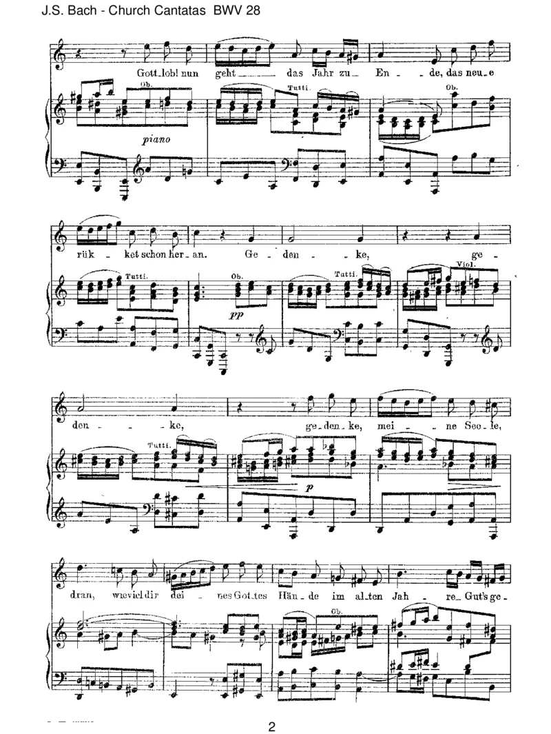 BWV28Gottlob!nungehtdasJahrzuEnde_一万首著名钢琴曲谱哈农贝多芬合集视频教学电子版高清无水印可打印_1古典钢琴知名音乐家谱_巴赫钢琴谱全集_J.S巴赫作品全集