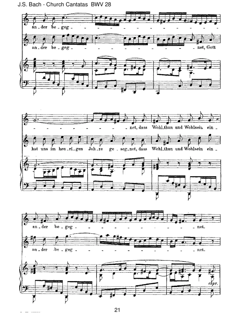 BWV28Gottlob!nungehtdasJahrzuEnde_一万首著名钢琴曲谱哈农贝多芬合集视频教学电子版高清无水印可打印_1古典钢琴知名音乐家谱_巴赫钢琴谱全集_J.S巴赫作品全集