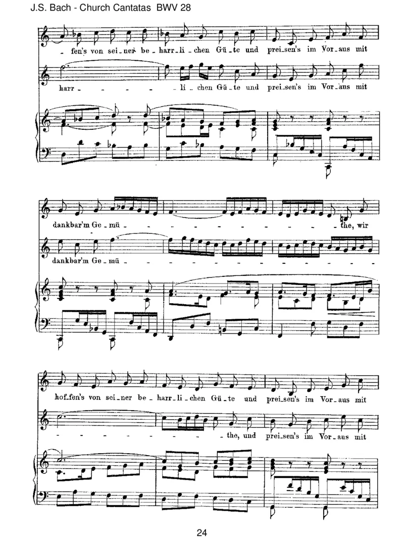 BWV28Gottlob!nungehtdasJahrzuEnde_一万首著名钢琴曲谱哈农贝多芬合集视频教学电子版高清无水印可打印_1古典钢琴知名音乐家谱_巴赫钢琴谱全集_J.S巴赫作品全集