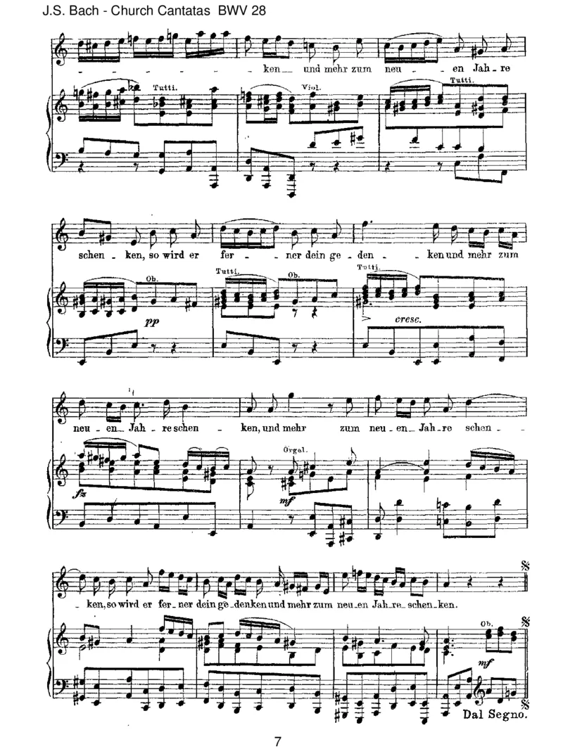 BWV28Gottlob!nungehtdasJahrzuEnde_一万首著名钢琴曲谱哈农贝多芬合集视频教学电子版高清无水印可打印_1古典钢琴知名音乐家谱_巴赫钢琴谱全集_J.S巴赫作品全集