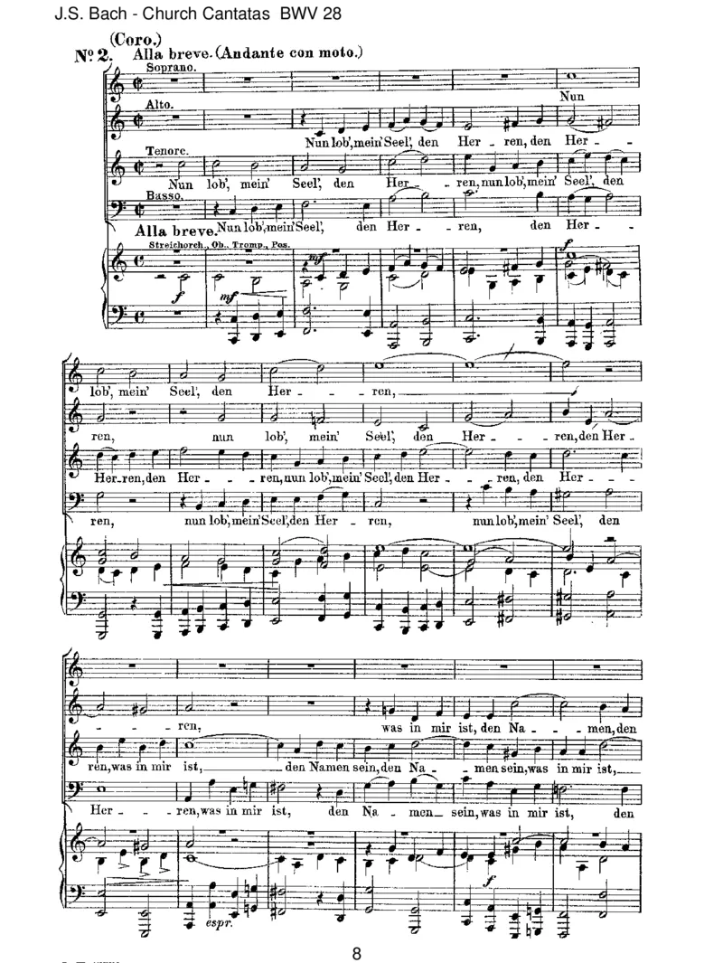 BWV28Gottlob!nungehtdasJahrzuEnde_一万首著名钢琴曲谱哈农贝多芬合集视频教学电子版高清无水印可打印_1古典钢琴知名音乐家谱_巴赫钢琴谱全集_J.S巴赫作品全集