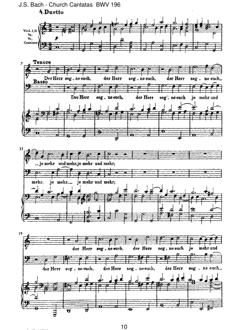 BWV196DerHerrdenketanuns(Psalm115)_一万首著名钢琴曲谱哈农贝多芬合集视频教学电子版高清无水印可打印_1古典钢琴知名音乐家谱_巴赫钢琴谱全集_J.S巴赫作品全集