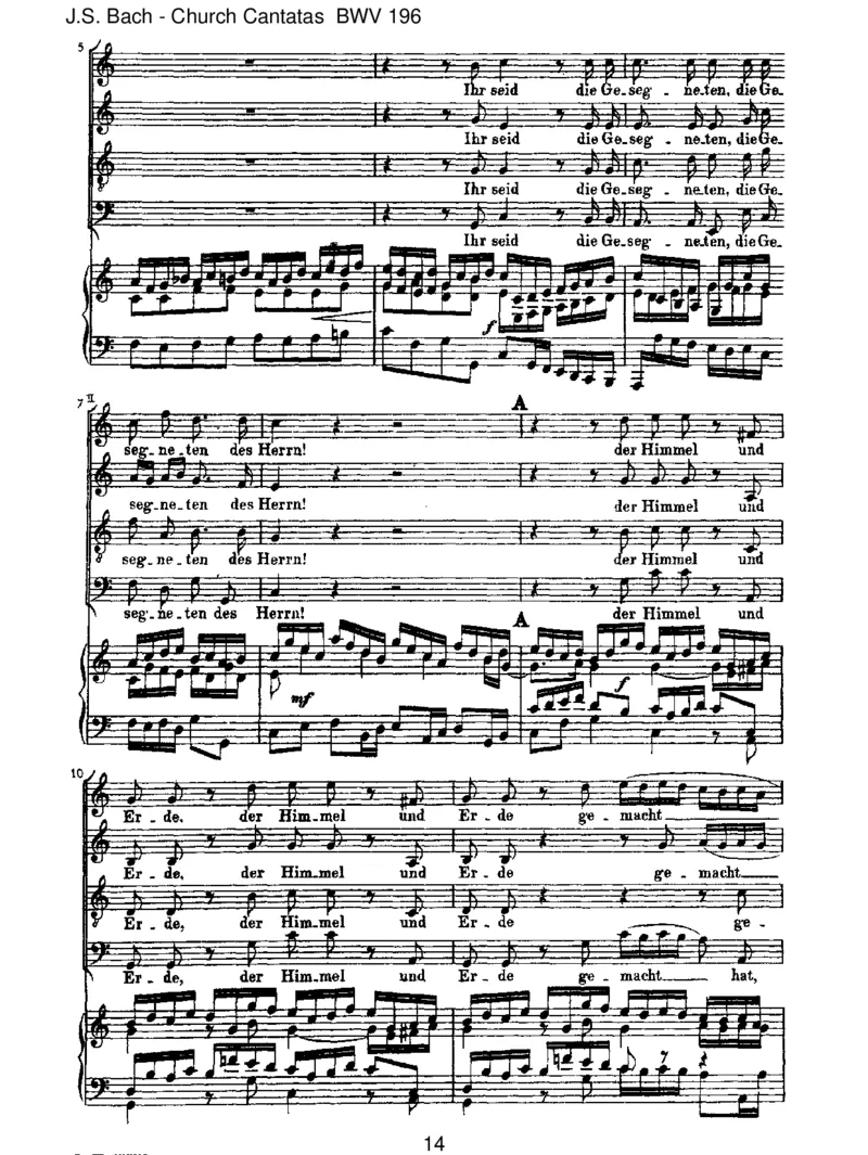 BWV196DerHerrdenketanuns(Psalm115)_一万首著名钢琴曲谱哈农贝多芬合集视频教学电子版高清无水印可打印_1古典钢琴知名音乐家谱_巴赫钢琴谱全集_J.S巴赫作品全集