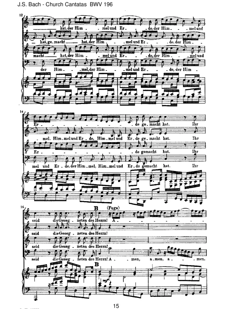 BWV196DerHerrdenketanuns(Psalm115)_一万首著名钢琴曲谱哈农贝多芬合集视频教学电子版高清无水印可打印_1古典钢琴知名音乐家谱_巴赫钢琴谱全集_J.S巴赫作品全集