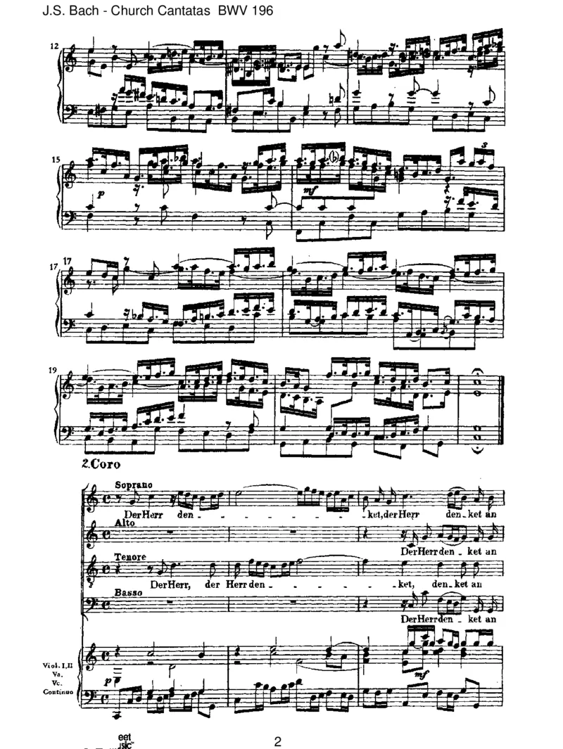 BWV196DerHerrdenketanuns(Psalm115)_一万首著名钢琴曲谱哈农贝多芬合集视频教学电子版高清无水印可打印_1古典钢琴知名音乐家谱_巴赫钢琴谱全集_J.S巴赫作品全集