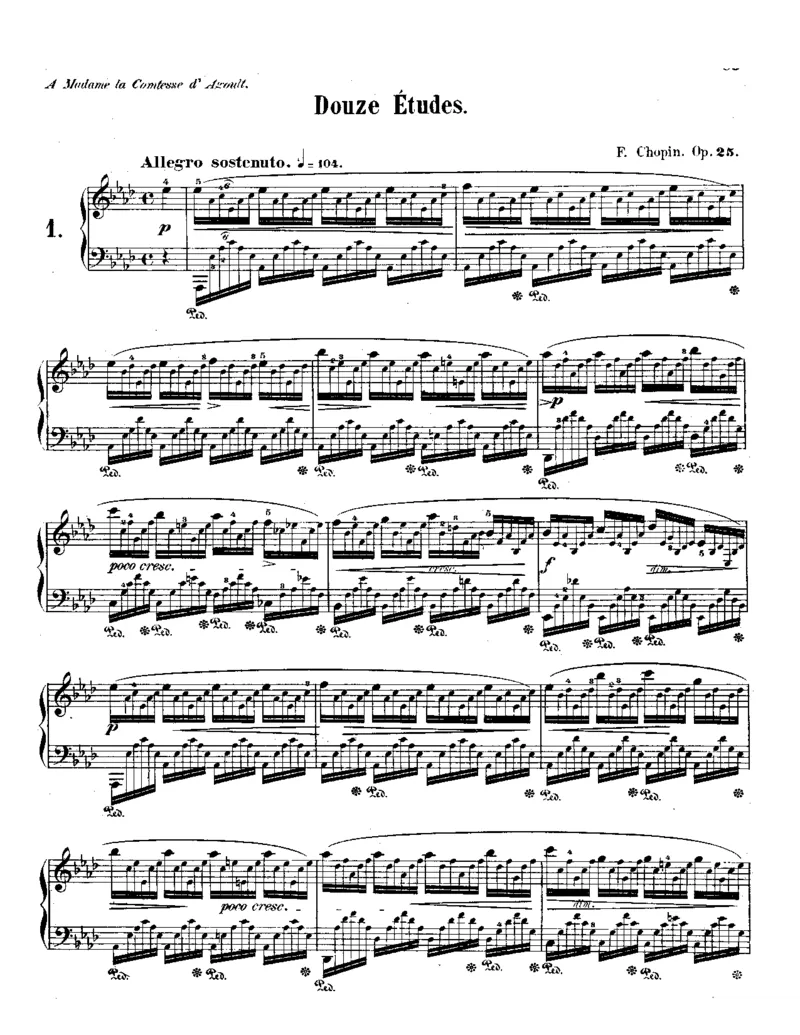 ChopinEtudesOp.25_一万首著名钢琴曲谱哈农贝多芬合集视频教学电子版高清无水印可打印_1古典钢琴知名音乐家谱_肖邦钢琴谱全集_肖练