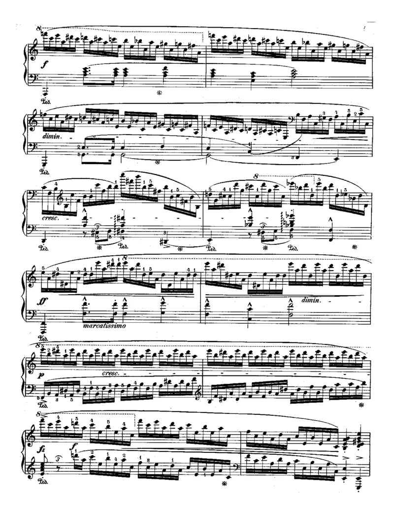 ChopinEtudesOp.25_一万首著名钢琴曲谱哈农贝多芬合集视频教学电子版高清无水印可打印_1古典钢琴知名音乐家谱_肖邦钢琴谱全集_肖练