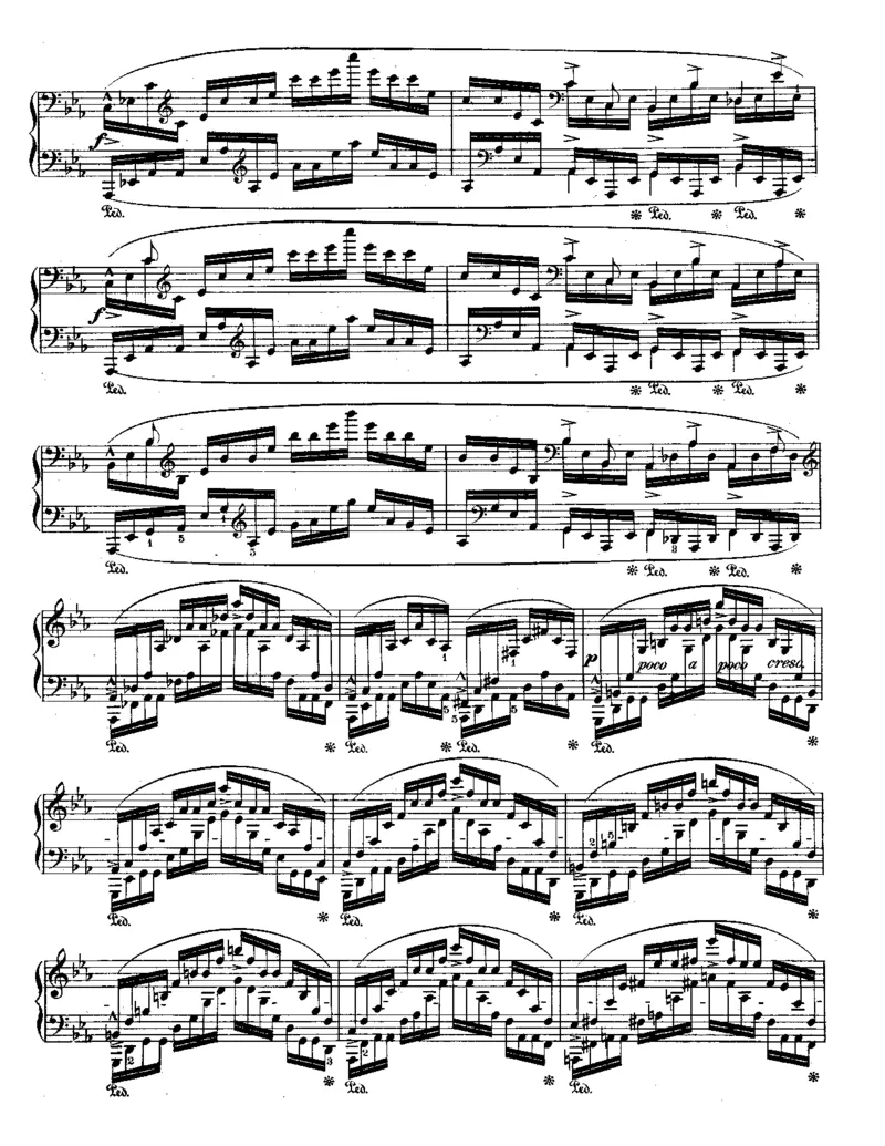 ChopinEtudesOp.25_一万首著名钢琴曲谱哈农贝多芬合集视频教学电子版高清无水印可打印_1古典钢琴知名音乐家谱_肖邦钢琴谱全集_肖练