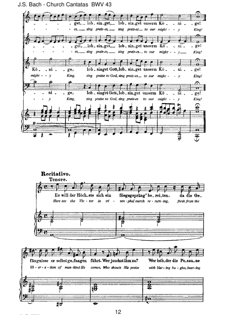 BWV43Gottf_hretaufmitJauchzen_一万首著名钢琴曲谱哈农贝多芬合集视频教学电子版高清无水印可打印_1古典钢琴知名音乐家谱_巴赫钢琴谱全集_J.S巴赫作品全集_JohannSebastianBach(1685-1750)巴赫