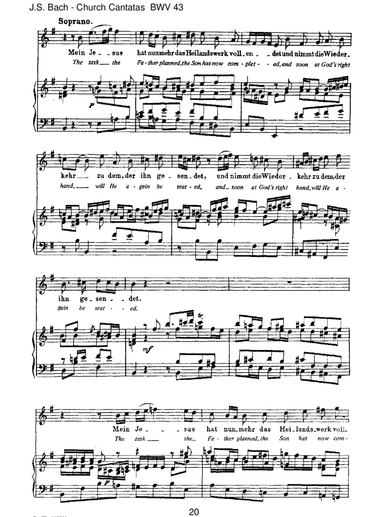 BWV43Gottf_hretaufmitJauchzen_一万首著名钢琴曲谱哈农贝多芬合集视频教学电子版高清无水印可打印_1古典钢琴知名音乐家谱_巴赫钢琴谱全集_J.S巴赫作品全集_JohannSebastianBach(1685-1750)巴赫