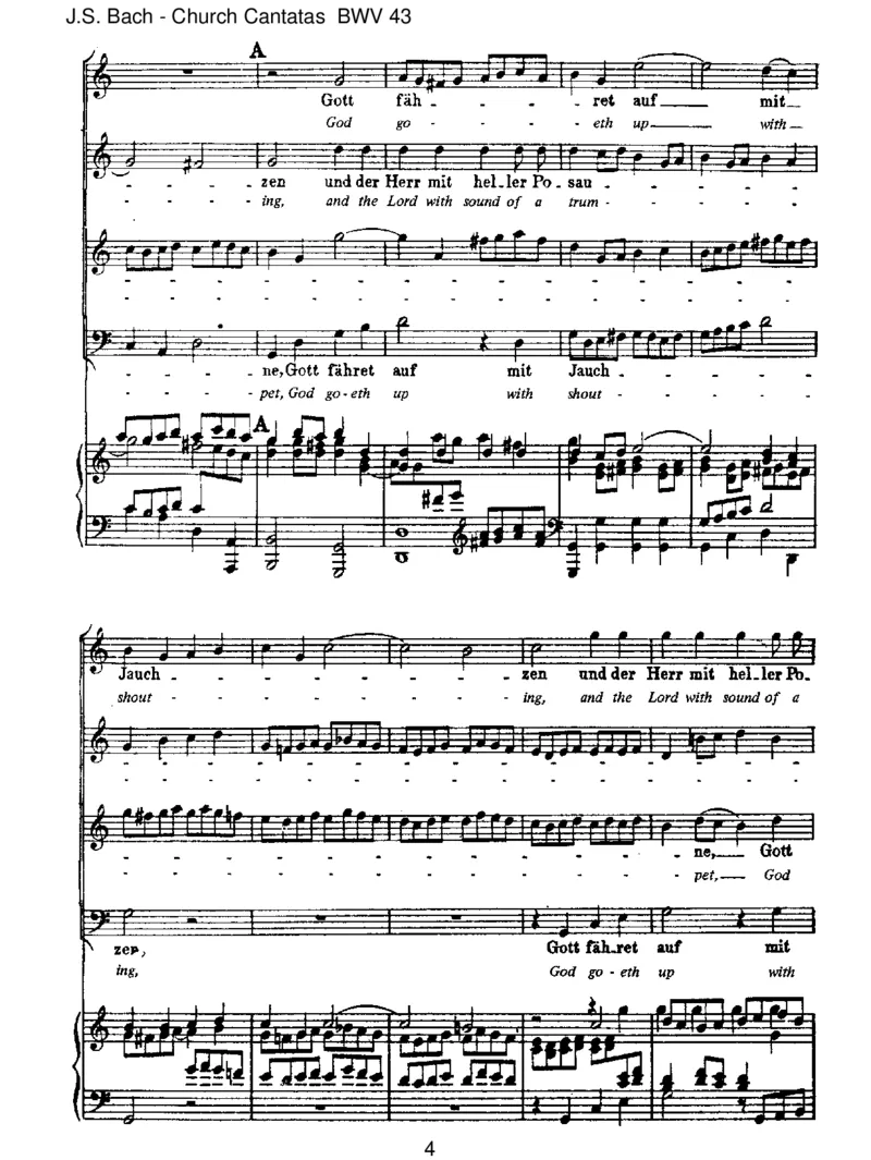 BWV43Gottf_hretaufmitJauchzen_一万首著名钢琴曲谱哈农贝多芬合集视频教学电子版高清无水印可打印_1古典钢琴知名音乐家谱_巴赫钢琴谱全集_J.S巴赫作品全集_JohannSebastianBach(1685-1750)巴赫