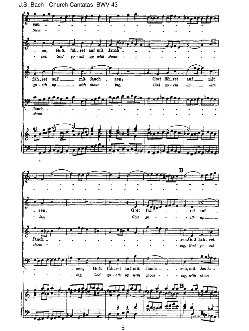 BWV43Gottf_hretaufmitJauchzen_一万首著名钢琴曲谱哈农贝多芬合集视频教学电子版高清无水印可打印_1古典钢琴知名音乐家谱_巴赫钢琴谱全集_J.S巴赫作品全集_JohannSebastianBach(1685-1750)巴赫