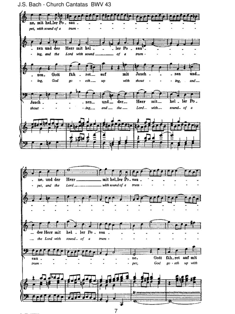 BWV43Gottf_hretaufmitJauchzen_一万首著名钢琴曲谱哈农贝多芬合集视频教学电子版高清无水印可打印_1古典钢琴知名音乐家谱_巴赫钢琴谱全集_J.S巴赫作品全集_JohannSebastianBach(1685-1750)巴赫