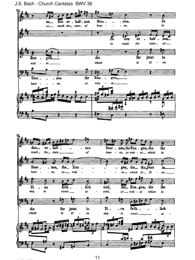 BWV36Schwingtfreudigeuchempor_一万首著名钢琴曲谱哈农贝多芬合集视频教学电子版高清无水印可打印_1古典钢琴知名音乐家谱_巴赫钢琴谱全集_J.S巴赫作品全集_JohannSebastianBach(1685-1750)巴赫