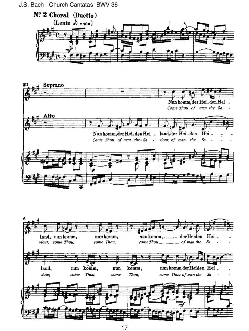 BWV36Schwingtfreudigeuchempor_一万首著名钢琴曲谱哈农贝多芬合集视频教学电子版高清无水印可打印_1古典钢琴知名音乐家谱_巴赫钢琴谱全集_J.S巴赫作品全集_JohannSebastianBach(1685-1750)巴赫