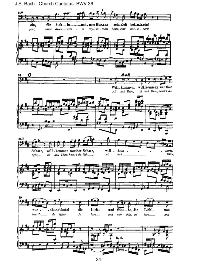 BWV36Schwingtfreudigeuchempor_一万首著名钢琴曲谱哈农贝多芬合集视频教学电子版高清无水印可打印_1古典钢琴知名音乐家谱_巴赫钢琴谱全集_J.S巴赫作品全集_JohannSebastianBach(1685-1750)巴赫