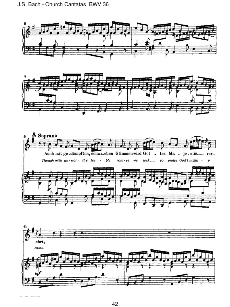 BWV36Schwingtfreudigeuchempor_一万首著名钢琴曲谱哈农贝多芬合集视频教学电子版高清无水印可打印_1古典钢琴知名音乐家谱_巴赫钢琴谱全集_J.S巴赫作品全集_JohannSebastianBach(1685-1750)巴赫